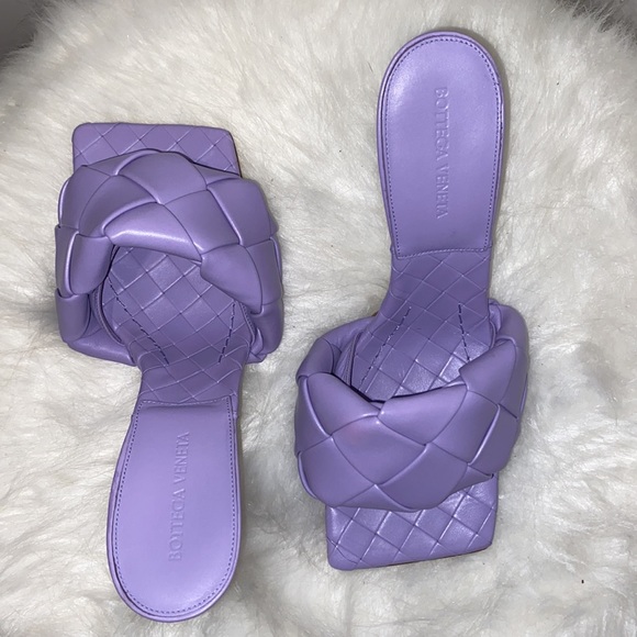 Bottega Venetta Lido heel sandal lagoon size 41 Us 11 fits like never wore NEW - Picture 3 of 8